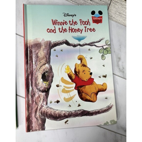Winnie the Pooh Disney's Wonderful World of Reading) Lot Of 2 /GOOD - Picture 2 of 5